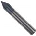 Fazownik KNS D10x75L-4F HRC45 60° VHM