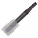 Frez węglikowy VHM fi 4,0 mm 4 pióra 55HRC 4x10x6x50x4F
