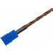Wiertło węglikowe pokrywane VHM 4,3 x 36 x 74 mm 5D 55HRC TiSiN